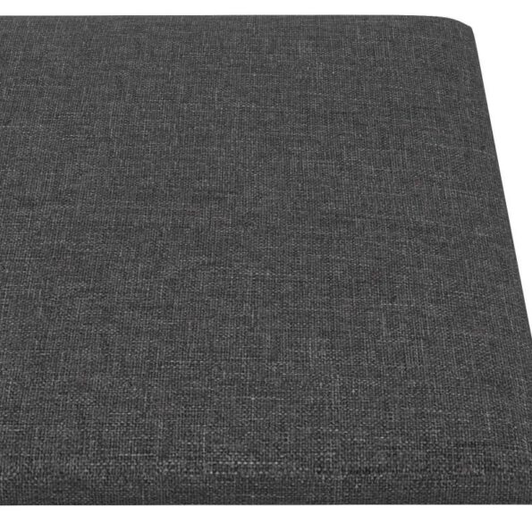 vidaXL Nástenný čelník 12 pcs Tmavo šedá 30 x 15 cm látka – Obrázok 4