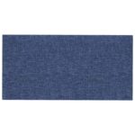 vidaXL Nástenný čelník 12 pcs Modrá 30 x 15 cm látka – Obrázok 2