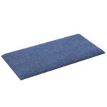 vidaXL Nástenný čelník 12 pcs Modrá 30 x 15 cm látka – Obrázok 3