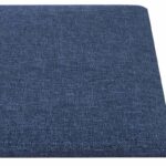 vidaXL Nástenný čelník 12 pcs Modrá 30 x 15 cm látka – Obrázok 4