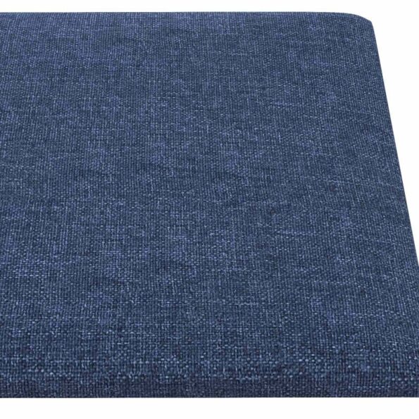vidaXL Nástenný čelník 12 pcs Modrá 30 x 15 cm látka – Obrázok 4