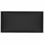 vidaXL Nástenný čelník 12 pcs Čierny 30 x 15 cm látka – Obrázok 2