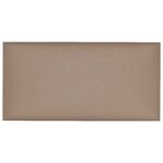 vidaXL Nástenný čelník 12 pcs Kapučínová 30 x 15 cm látka – Obrázok 2