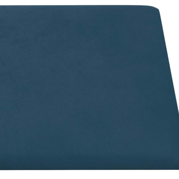 vidaXL Nástenný čelník 12 pcs Modrá 30 x 15 cm Zamat – Obrázok 4