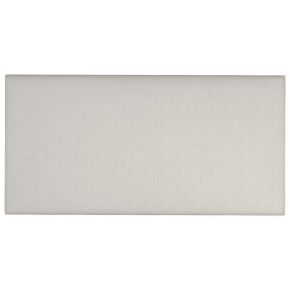 vidaXL Nástenný čelník 12 pcs Krémová 30 x 15 cm Zamat – Obrázok 2