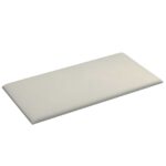 vidaXL Nástenný čelník 12 pcs Krémová 30 x 15 cm Zamat – Obrázok 3
