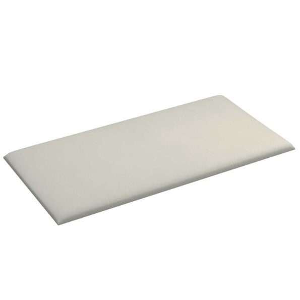 vidaXL Nástenný čelník 12 pcs Krémová 30 x 15 cm Zamat – Obrázok 3
