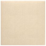 vidaXL Nástenný čelník 12 pcs Krémová 30 x 30 cm látka – Obrázok 2