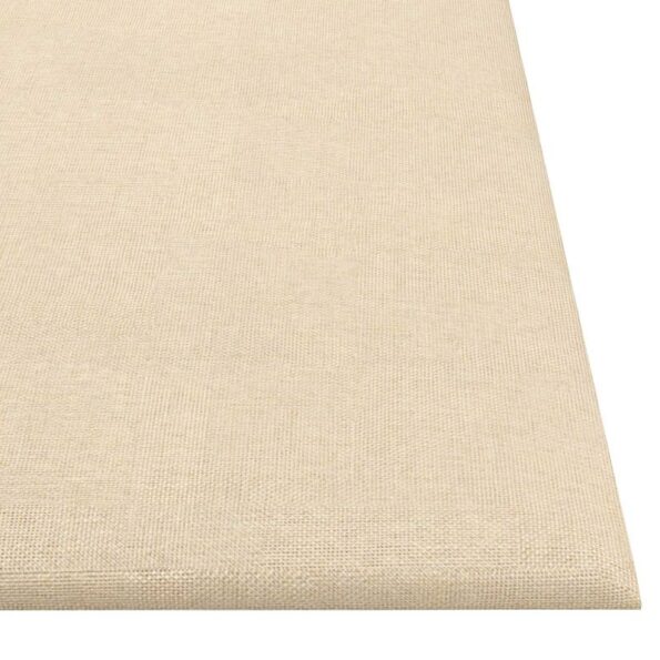 vidaXL Nástenný čelník 12 pcs Krémová 30 x 30 cm látka – Obrázok 4