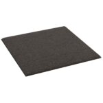vidaXL Nástenný čelník 12 pcs Tmavo šedá 30 x 30 cm látka – Obrázok 3