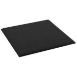 vidaXL Nástenný čelník 12 pcs Čierna 30 x 30 cm látka – Obrázok 3