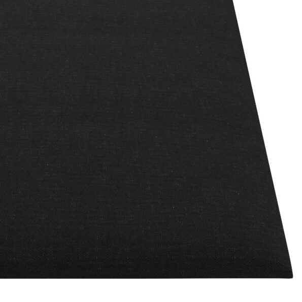 vidaXL Nástenný čelník 12 pcs Čierna 30 x 30 cm látka – Obrázok 4