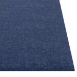 vidaXL Nástenný čelník 12 pcs Modrá 30 x 30 cm látka – Obrázok 4