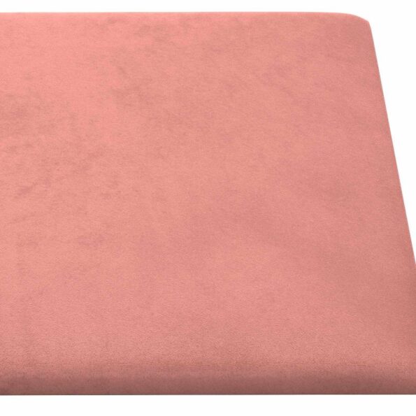 vidaXL Nástenný čelník 12 pcs Ružová 30 x 30 cm Zamat – Obrázok 4