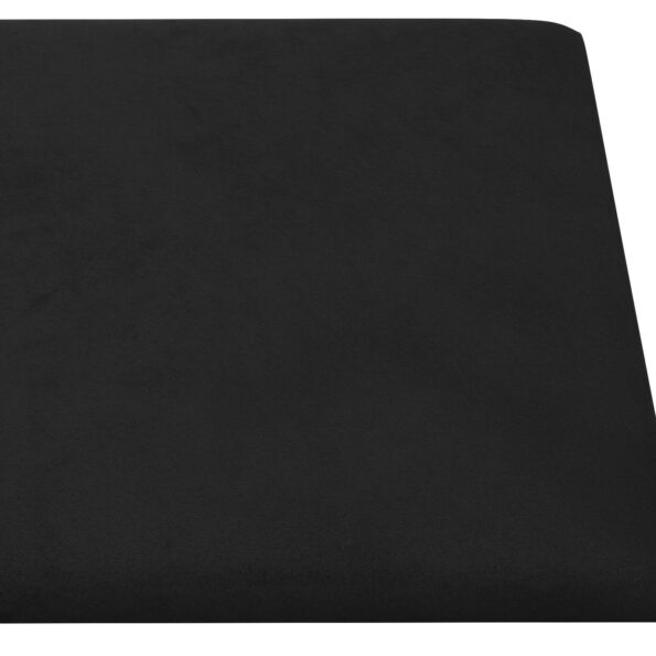 vidaXL Nástenný čelník 12 pcs Čierny 30 x 30 cm Zamat – Obrázok 4
