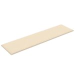 vidaXL Nástenný čelník 12 pcs Krémová 60 x 15 cm látka – Obrázok 3
