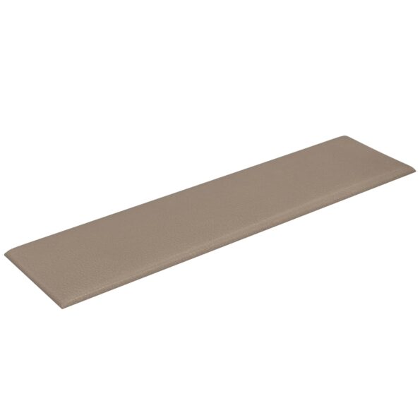 vidaXL Nástenný čelník 12 pcs Kapučínová 60 x 15 cm látka – Obrázok 3
