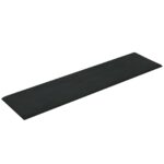 vidaXL Nástenný čelník 12 pcs Čierny 60 x 15 cm Zamat – Obrázok 3