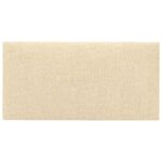 vidaXL Nástenný čelník 12 pcs Krémová 60 x 30 cm látka – Obrázok 2
