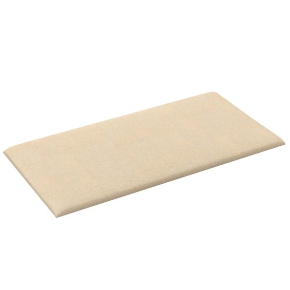 vidaXL Nástenný čelník 12 pcs Krémová 60 x 30 cm látka – Obrázok 3