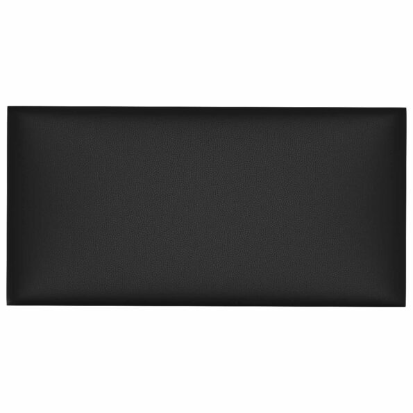 vidaXL Nástenný čelník 12 pcs Čierny 60 x 30 cm látka – Obrázok 2