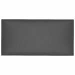 vidaXL Nástenný čelník 12 pcs Biely 60 x 30 cm látka – Obrázok 2
