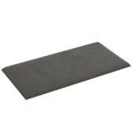 vidaXL Nástenný čelník 12 pcs Tmavo šedá 60 x 30 cm Zamat – Obrázok 3