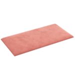 vidaXL Nástenný čelník 12 pcs Ružová 60 x 30 cm Zamat – Obrázok 3