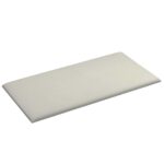 vidaXL Nástenný čelník 12 pcs Krémová 60 x 30 cm Zamat – Obrázok 3