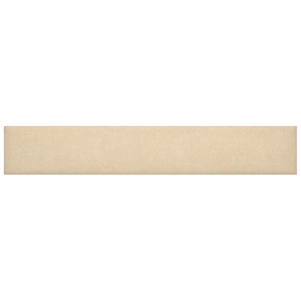 vidaXL Nástenný čelník 12 pcs Krémová 90 x 15 cm látka – Obrázok 2