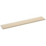 vidaXL Nástenný čelník 12 pcs Krémová 90 x 15 cm látka – Obrázok 3