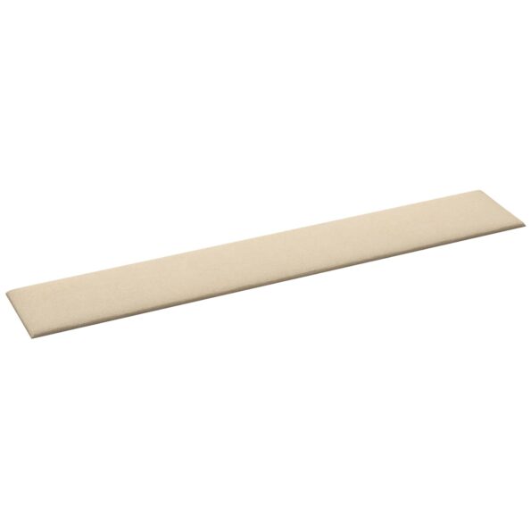 vidaXL Nástenný čelník 12 pcs Krémová 90 x 15 cm látka – Obrázok 3