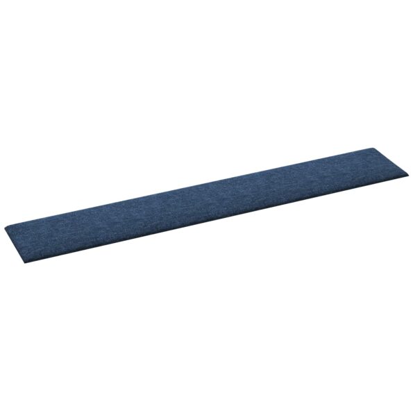 vidaXL Nástenný čelník 12 pcs Modrá 90 x 15 cm látka – Obrázok 3