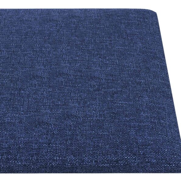 vidaXL Nástenný čelník 12 pcs Modrá 90 x 15 cm látka – Obrázok 4
