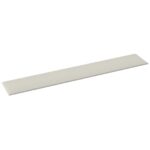vidaXL Nástenný čelník 12 pcs Krémová 90 x 15 cm Zamat – Obrázok 3