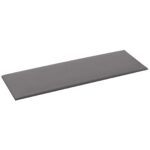 vidaXL Nástenný čelník 12 pcs Biely 90 x 30 cm látka – Obrázok 3