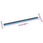 vidaXL Schodové hrany 30 pcs Hnedá 67 cm Hliník – Obrázok 8