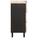 vidaXL Servírovacia skriňa Biele umývanie dokončenie 60 x 33,5 x 75 cm – Obrázok 4