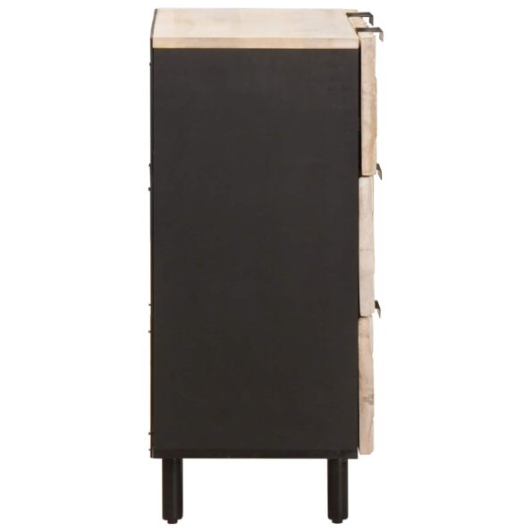 vidaXL Servírovacia skriňa Biele umývanie dokončenie 60 x 33,5 x 75 cm – Obrázok 4