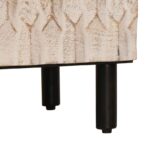 vidaXL Servírovacia skriňa Biele umývanie dokončenie 60 x 33,5 x 75 cm – Obrázok 8