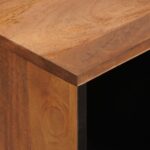 vidaXL Servírovacia skriňa Jednofarebný Drevité hnedé dokončenie – Obrázok 6