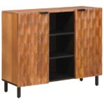 vidaXL Servírovacia skriňa Iný Drevité hnedé dokončenie