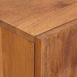 vidaXL Servírovacia skriňa Iný Drevité hnedé dokončenie – Obrázok 6