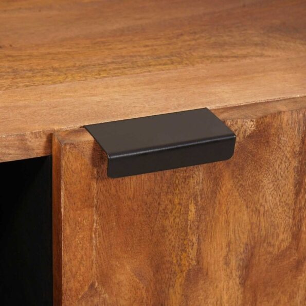 vidaXL Servírovacia skriňa Iný Drevité hnedé dokončenie – Obrázok 7