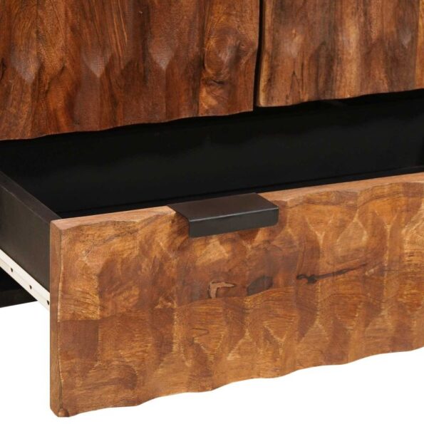 vidaXL Highboard Jednofarebný Drevité hnedé dokončenie – Obrázok 7