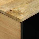 vidaXL Konferenčné stolíky Hnedá 80 x 50 x 40 cm mangový masív – Obrázok 6