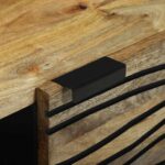 vidaXL Konferenčné stolíky Hnedá 80 x 50 x 40 cm mangový masív – Obrázok 7