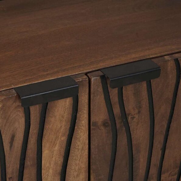 vidaXL Skriňové a regálové systémy na médiá Hnedá 60 x 33,5 x 75 cm – Obrázok 6