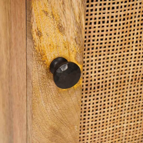 vidaXL Nočný stolík Prírodná 40 x 33,5 x 46 cm Masívne mango drevo – Obrázok 7