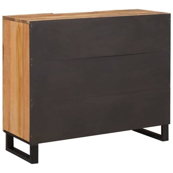 vidaXL Highboard s úložiskom Hnedá 90 x 33 x 75 cm Masívne mango drevo – Obrázok 5